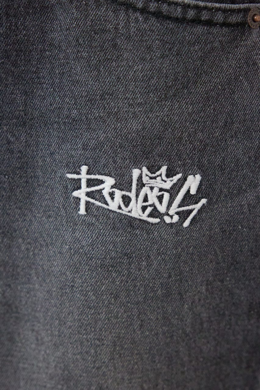 BIG sign logo コンビパンツ BLK M