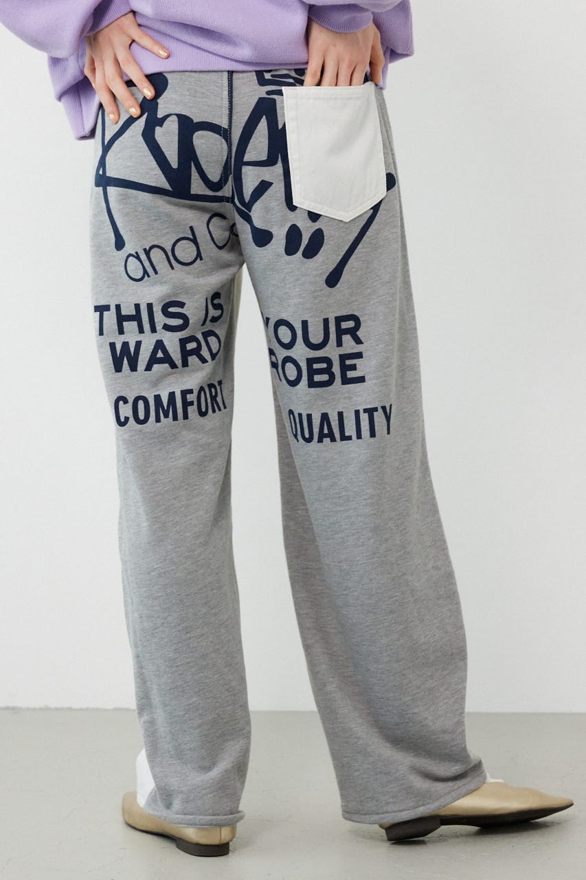 BIG sign logo コンビパンツ IVOY M