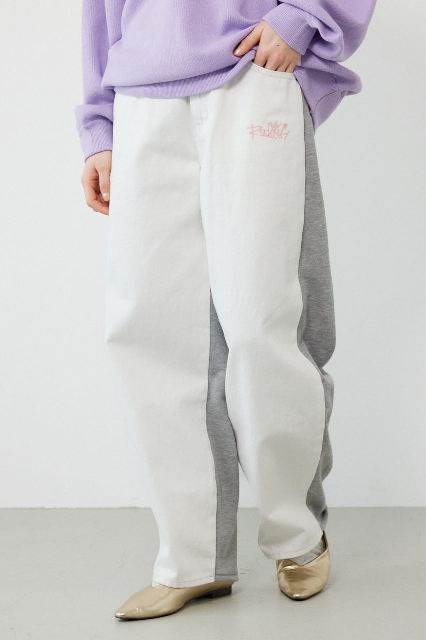 BIG sign logo コンビパンツ IVOY M