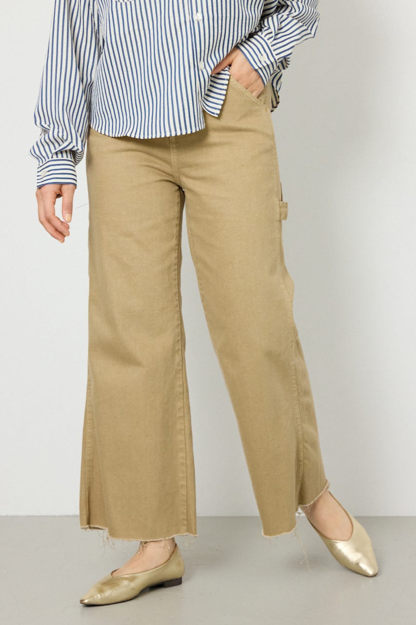 ペインターフレアパンツ BEG S