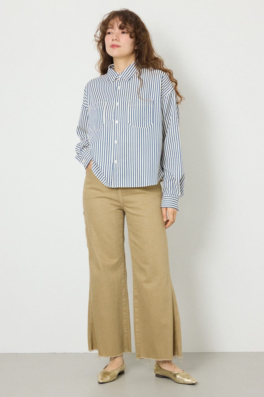 ペインターフレアパンツ BEG S