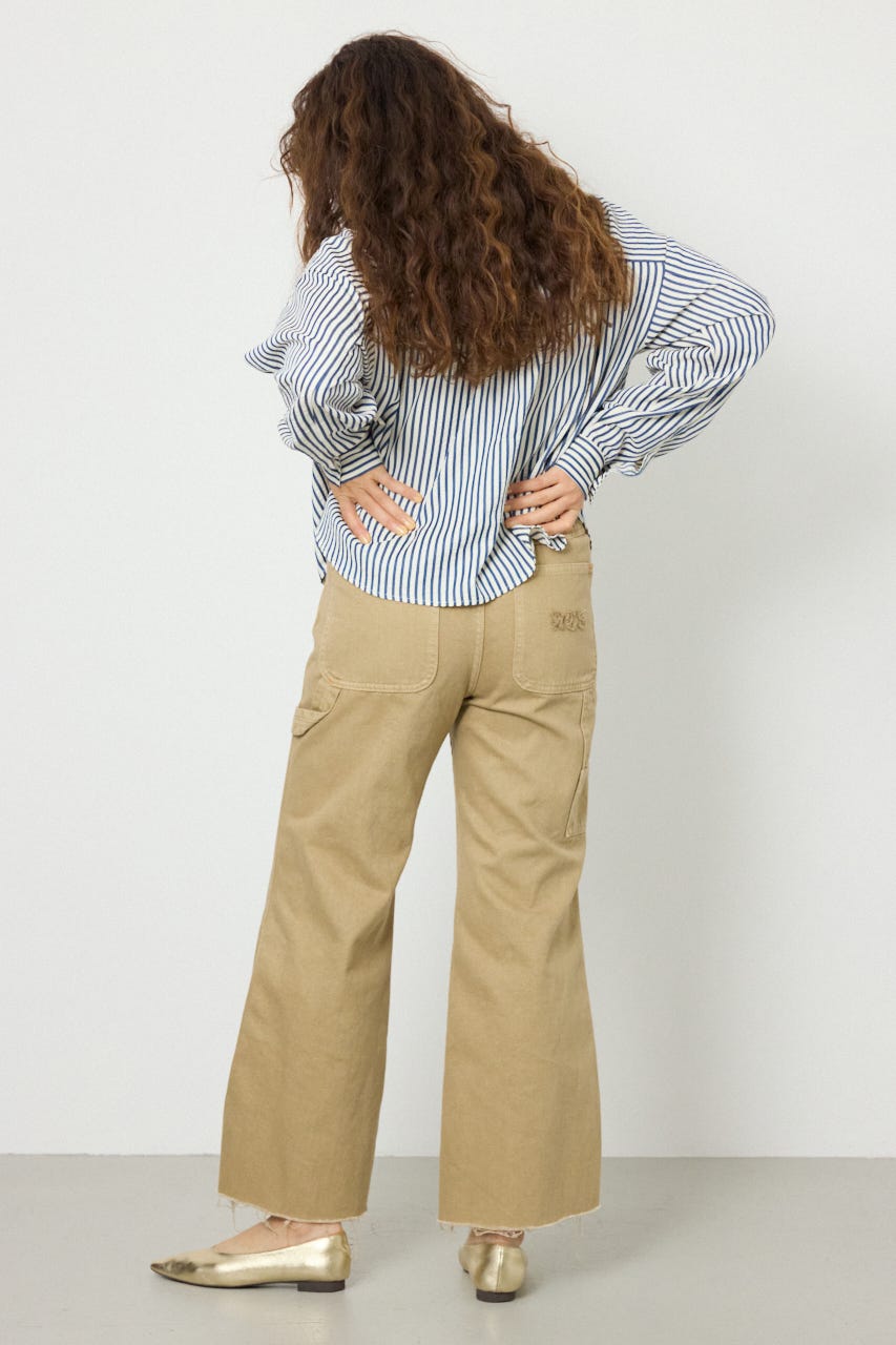 ペインターフレアパンツ BEG S