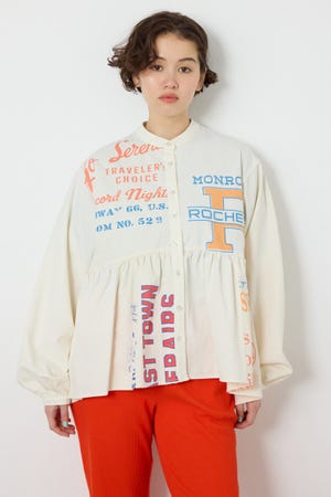 【SS先行アイテム】カスタムチュニックブラウス