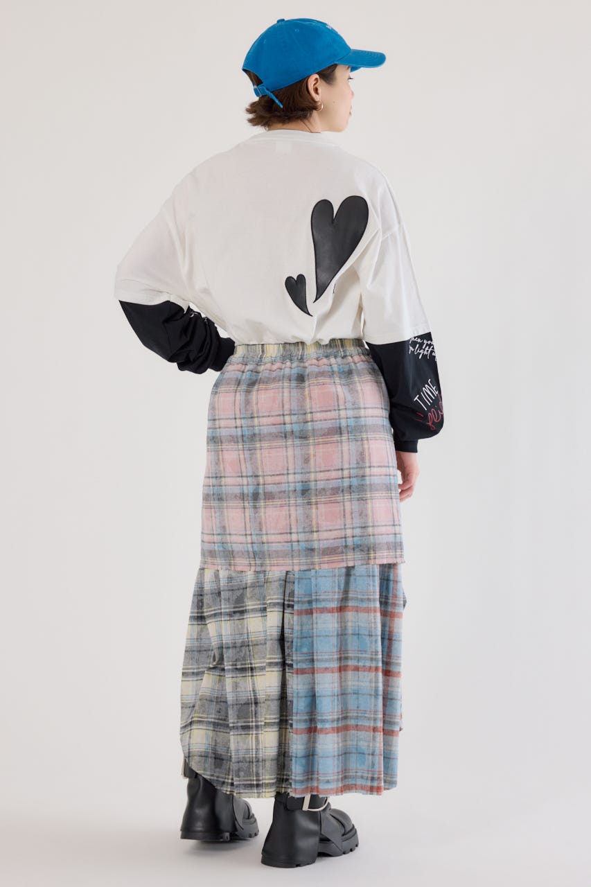 ヴィンテージチェックシャツスカート Multi_1 FREE