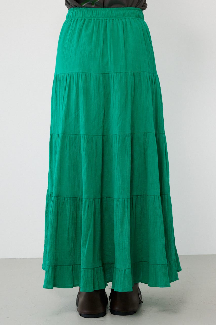 パレットティアードスカート GRN FREE