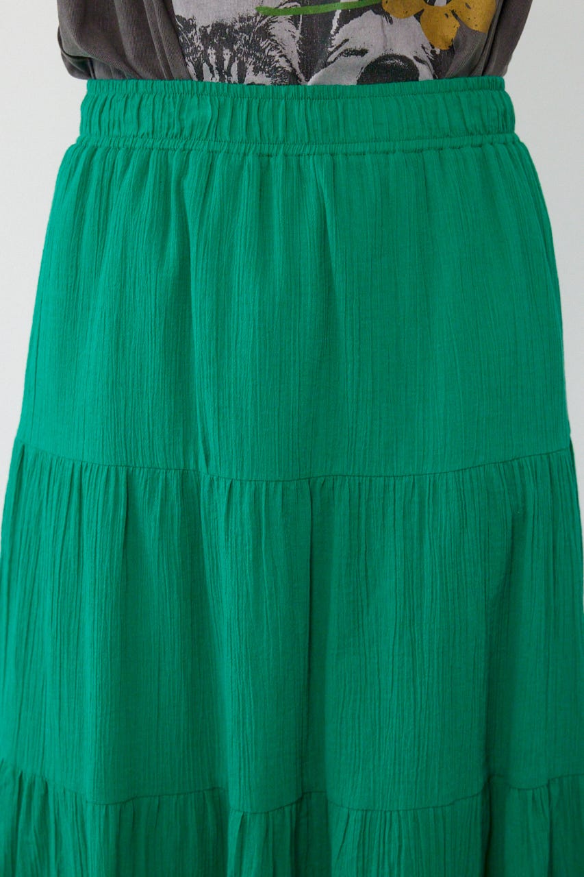 パレットティアードスカート GRN FREE