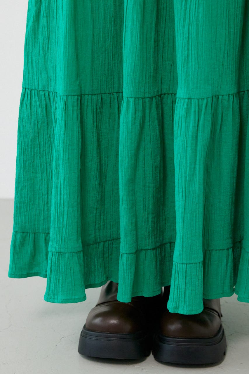 パレットティアードスカート GRN FREE