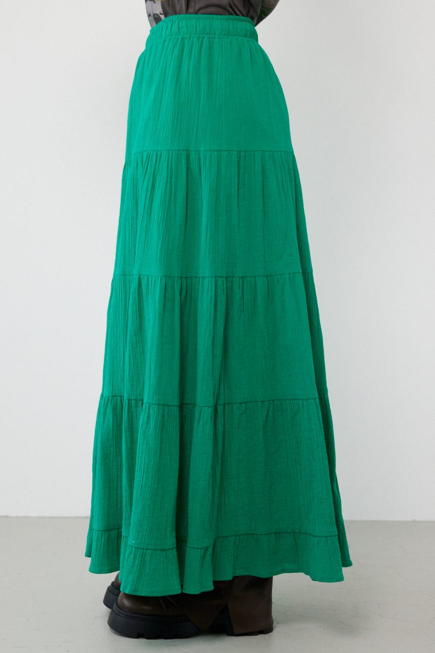 パレットティアードスカート GRN FREE