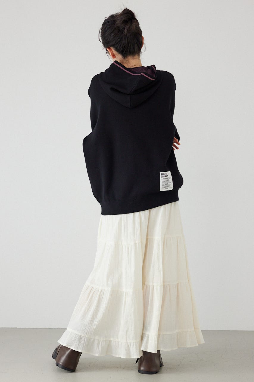 パレットティアードスカート O/WHT FREE