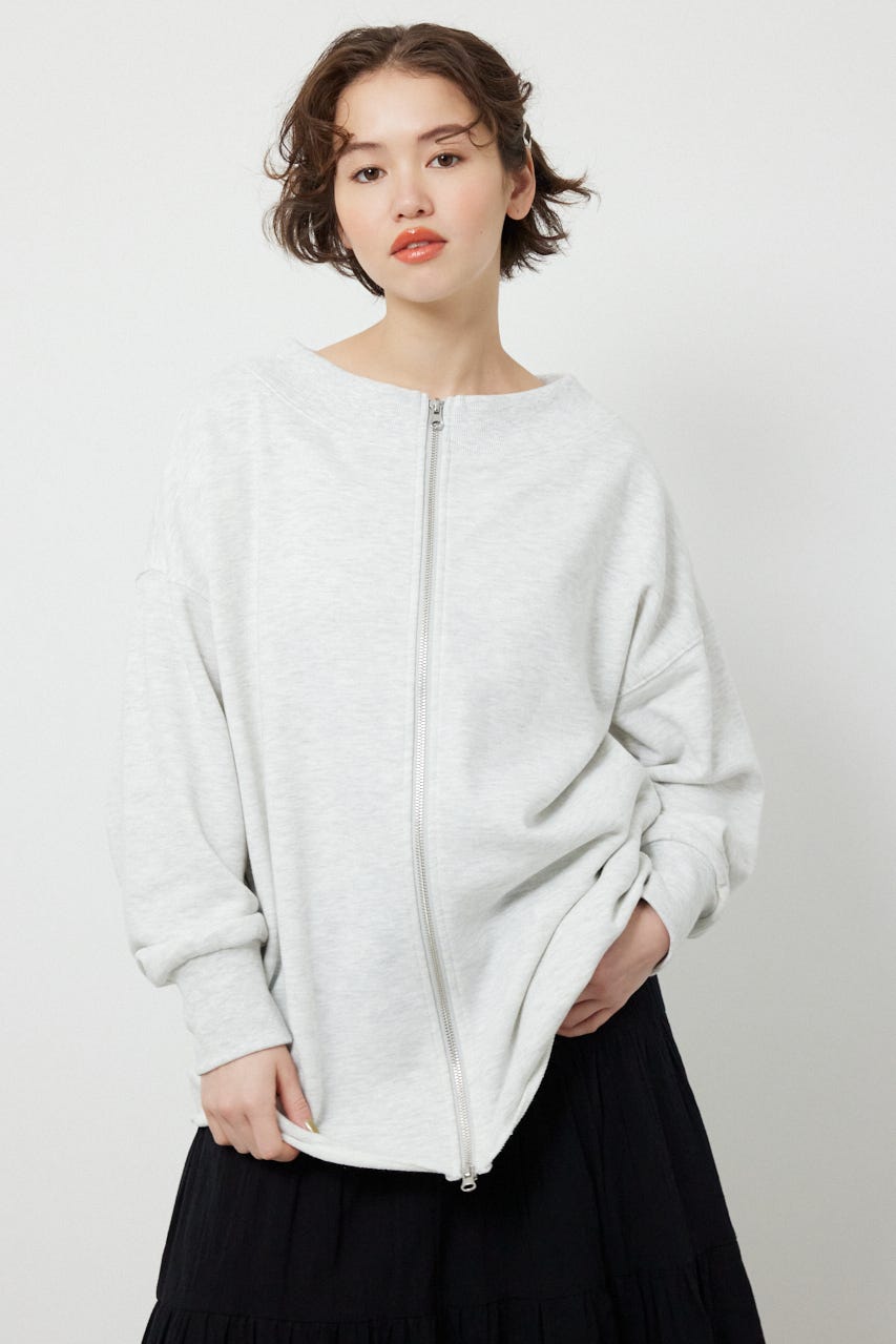 RODEO CROWNS WIDE BOWL | 2WAYオフショルダージップトップス (Tシャツ