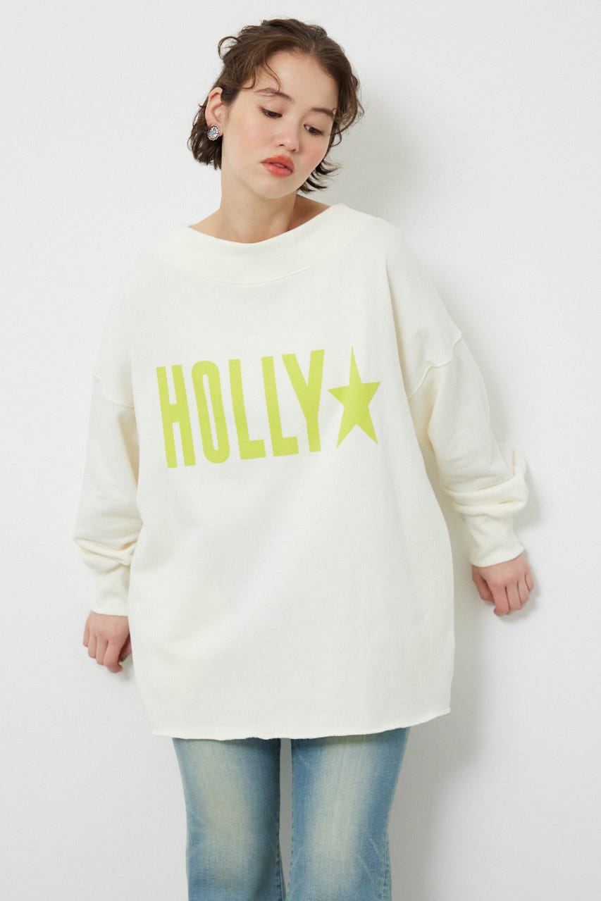 2WAYオフショルダージップトップス WHT FREE