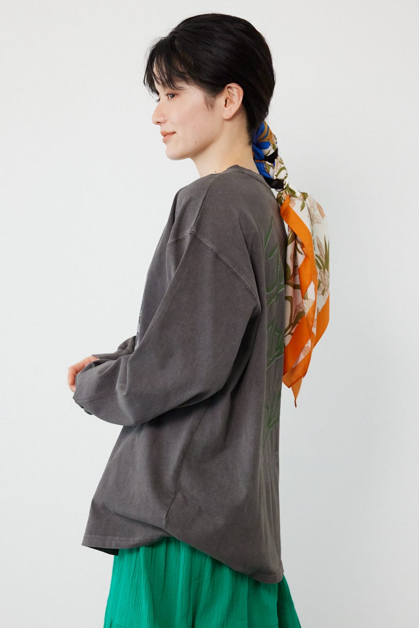 アソートバンドロングTシャツ C.GRY FREE