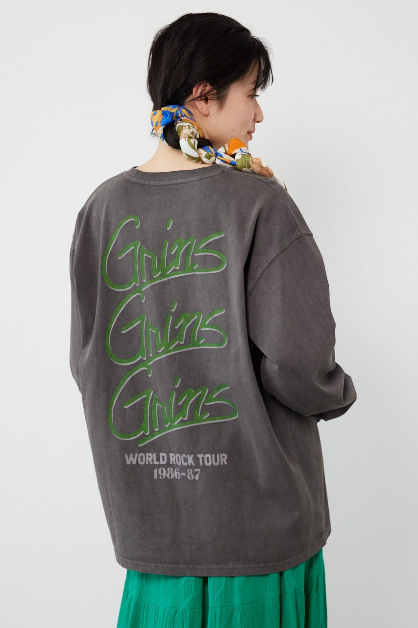 アソートバンドロングTシャツ C.GRY FREE