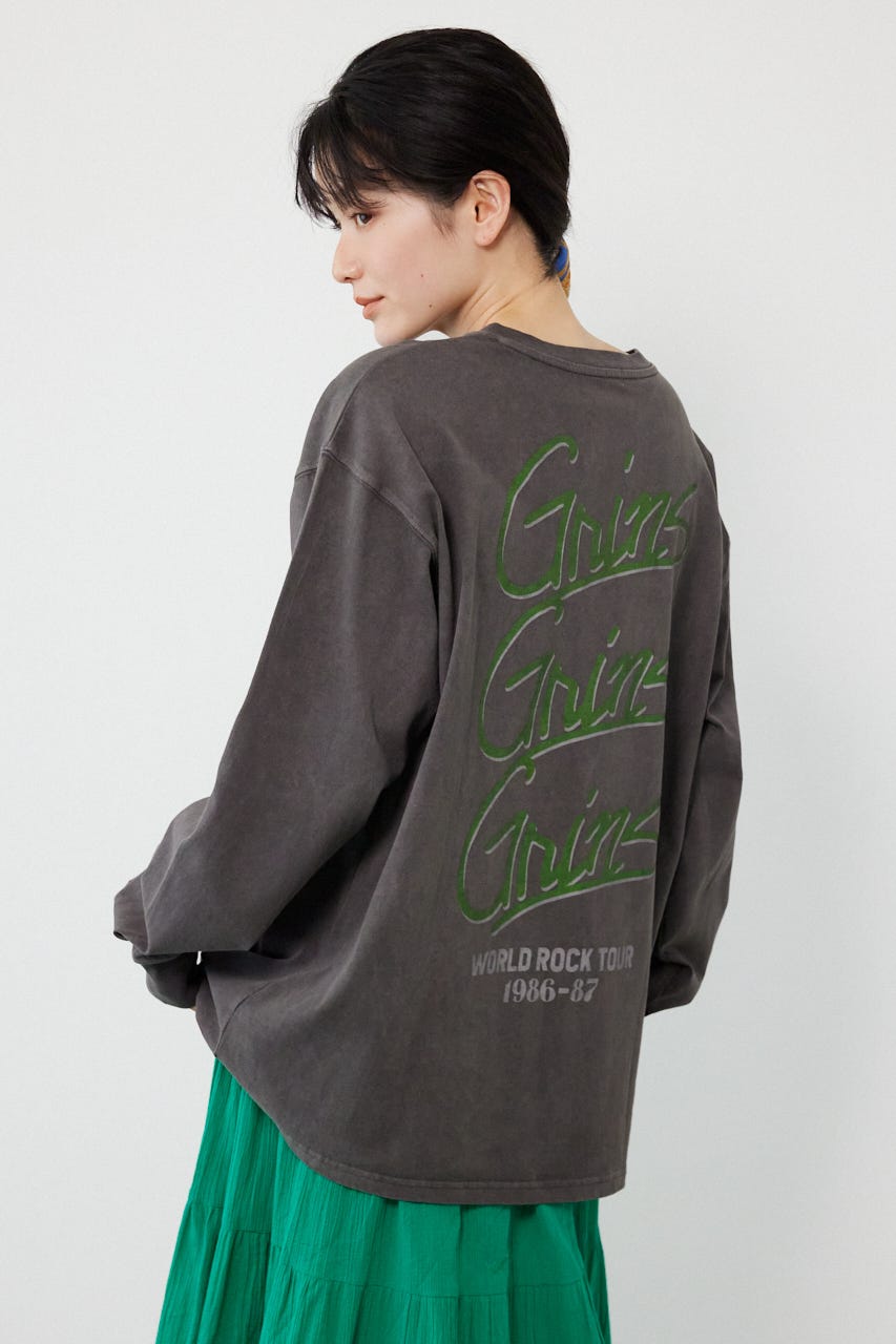 アソートバンドロングTシャツ C.GRY FREE