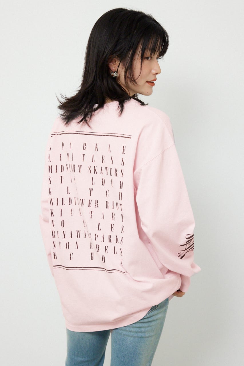 アソートバンドロングTシャツ L/PNK FREE