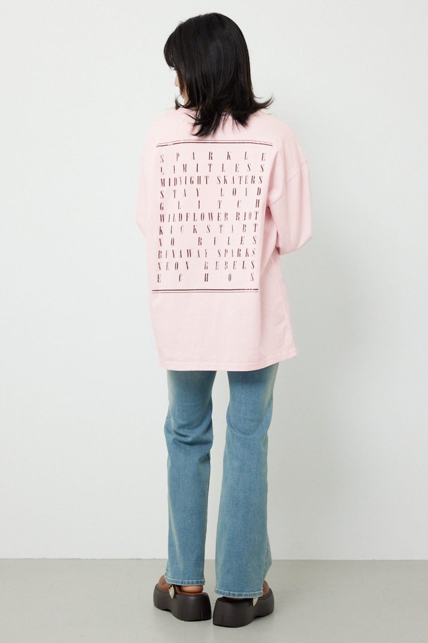 アソートバンドロングTシャツ L/PNK FREE