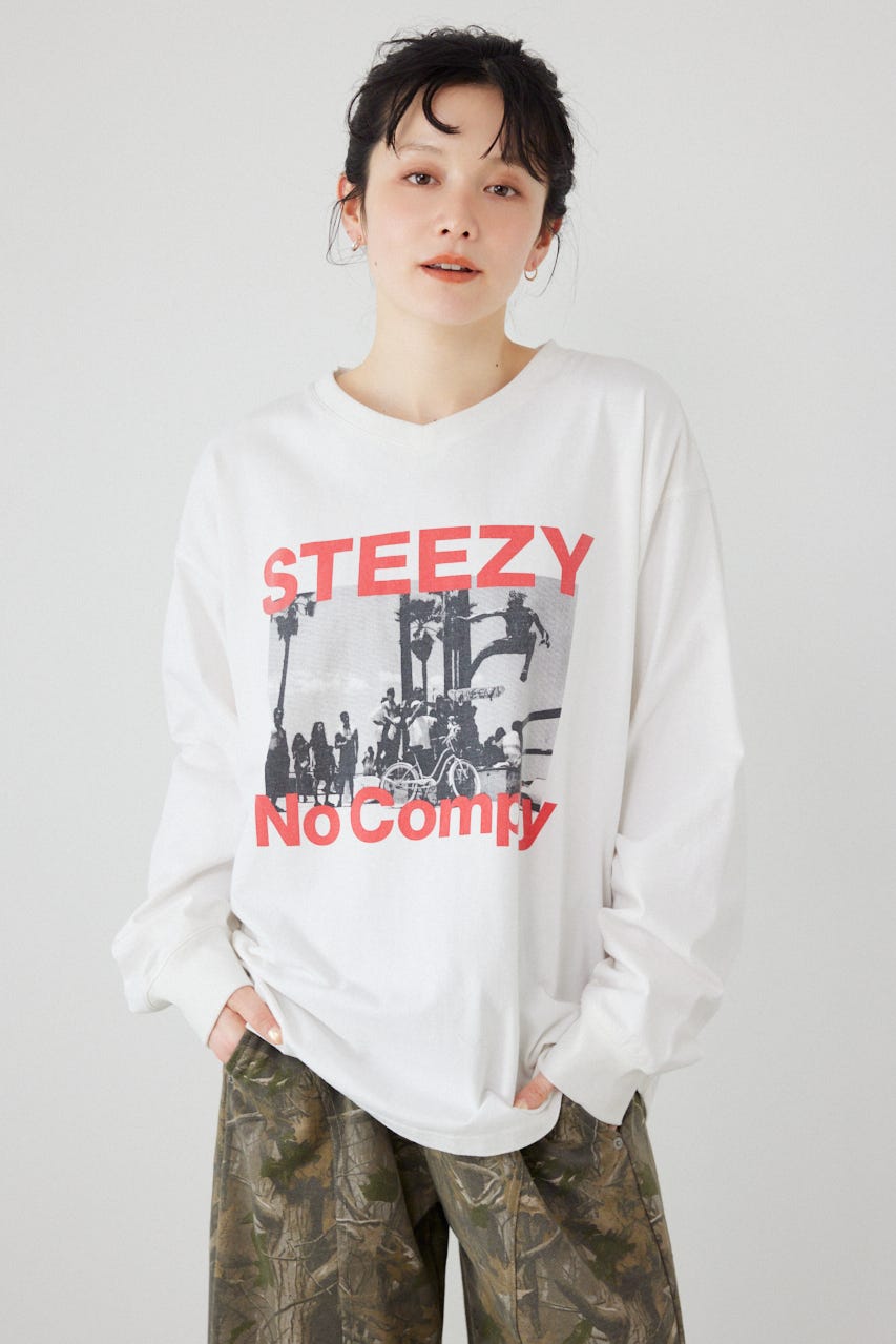 アソートバンドロングTシャツ O/WHT FREE