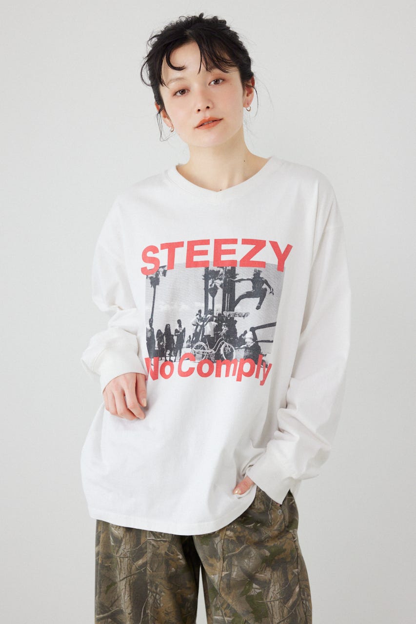 アソートバンドロングTシャツ O/WHT FREE