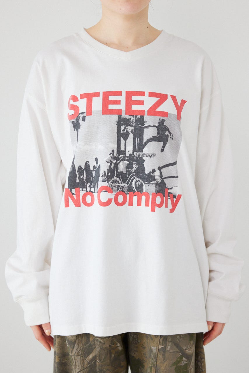 アソートバンドロングTシャツ O/WHT FREE