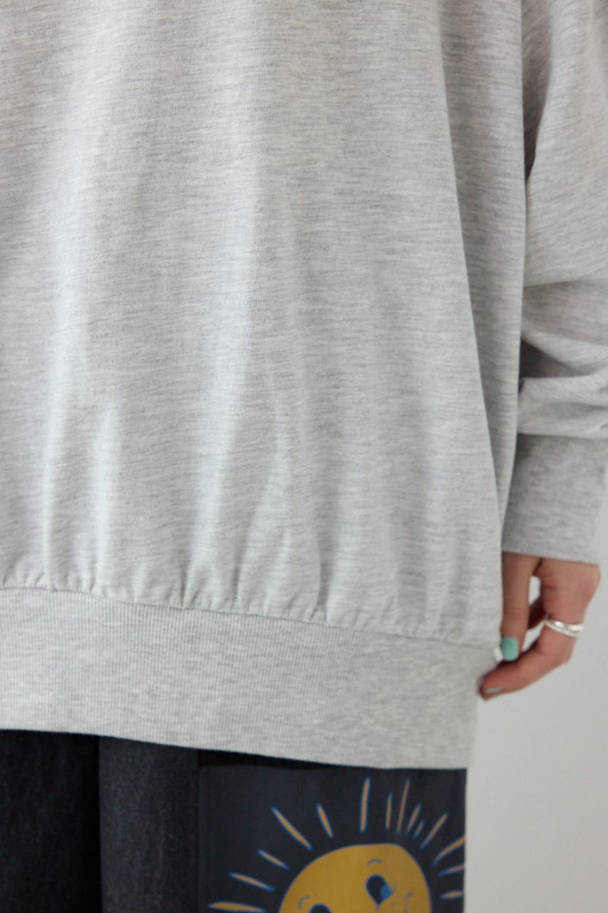 【SS先行アイテム】メッセージオフショルダートップス L/T.GRY FREE