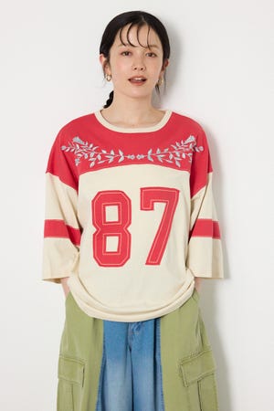 エンブロイダリーユニフォームTシャツ