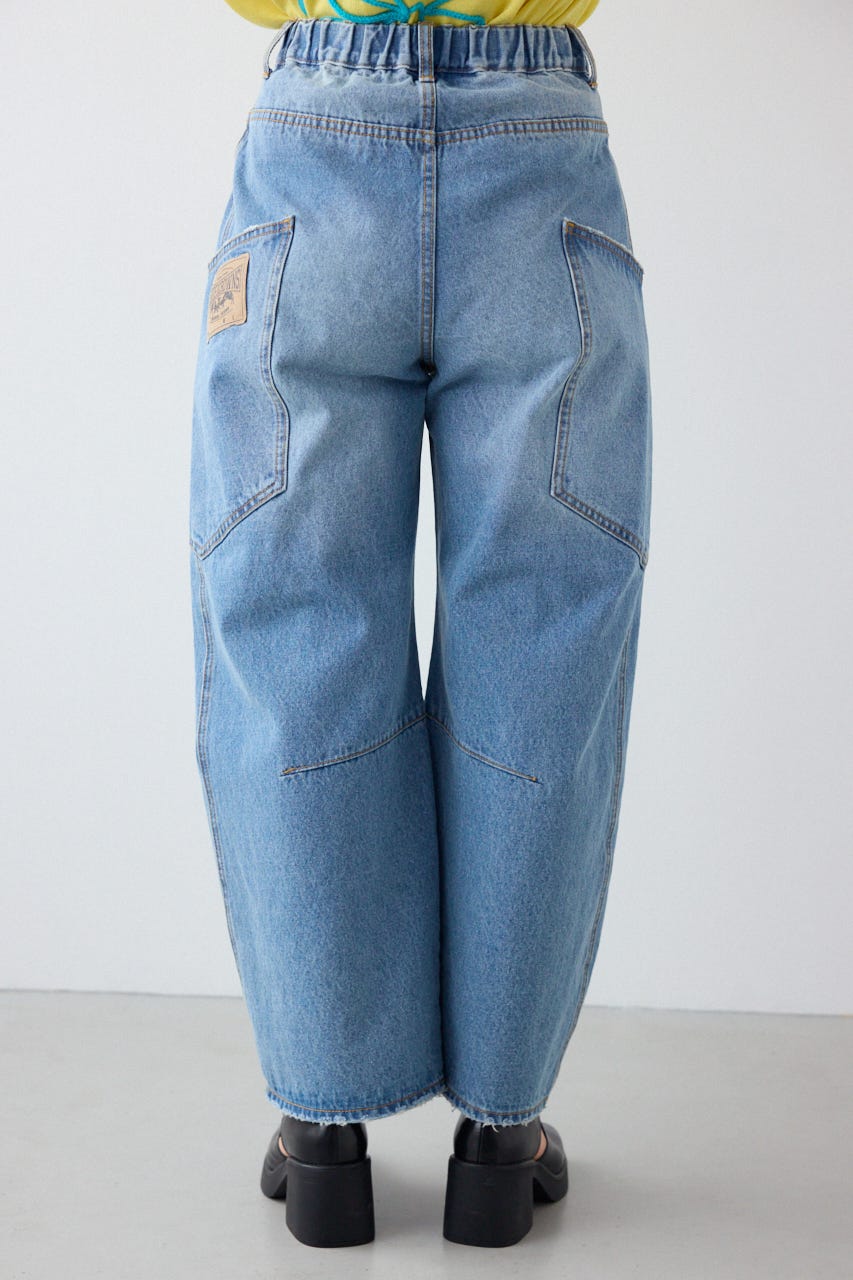 【SS先行アイテム】ビッグポケットバルーンデニム BLU S