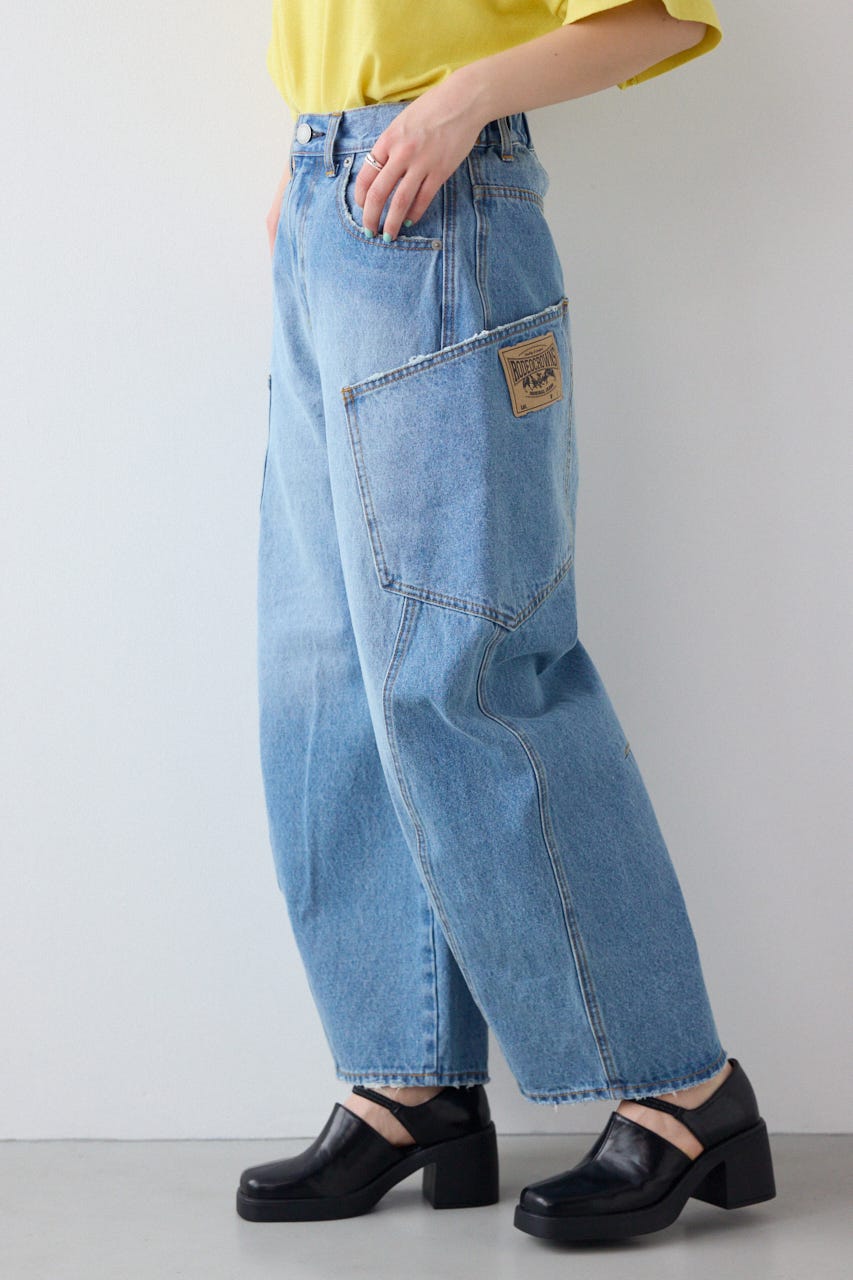 【SS先行アイテム】ビッグポケットバルーンデニム BLU S