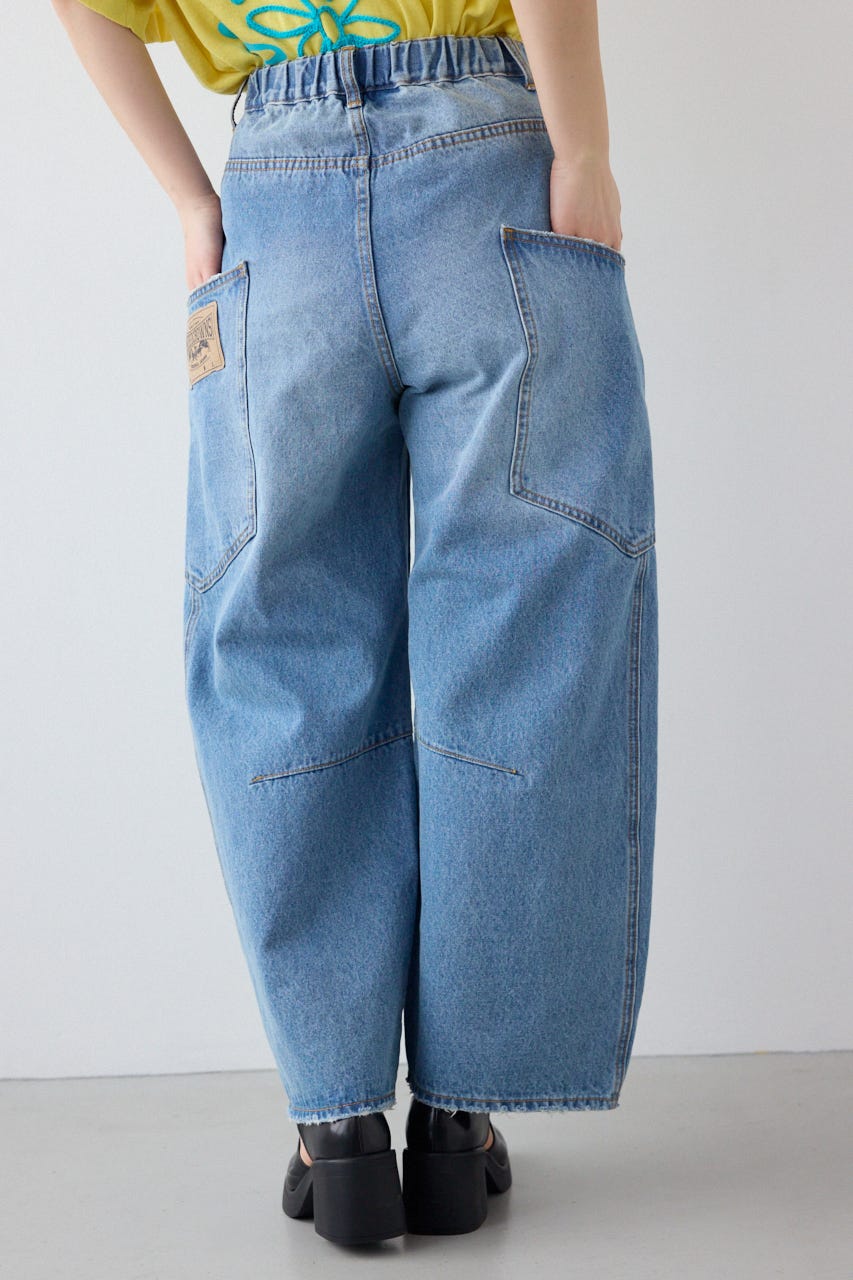 【SS先行アイテム】ビッグポケットバルーンデニム BLU S