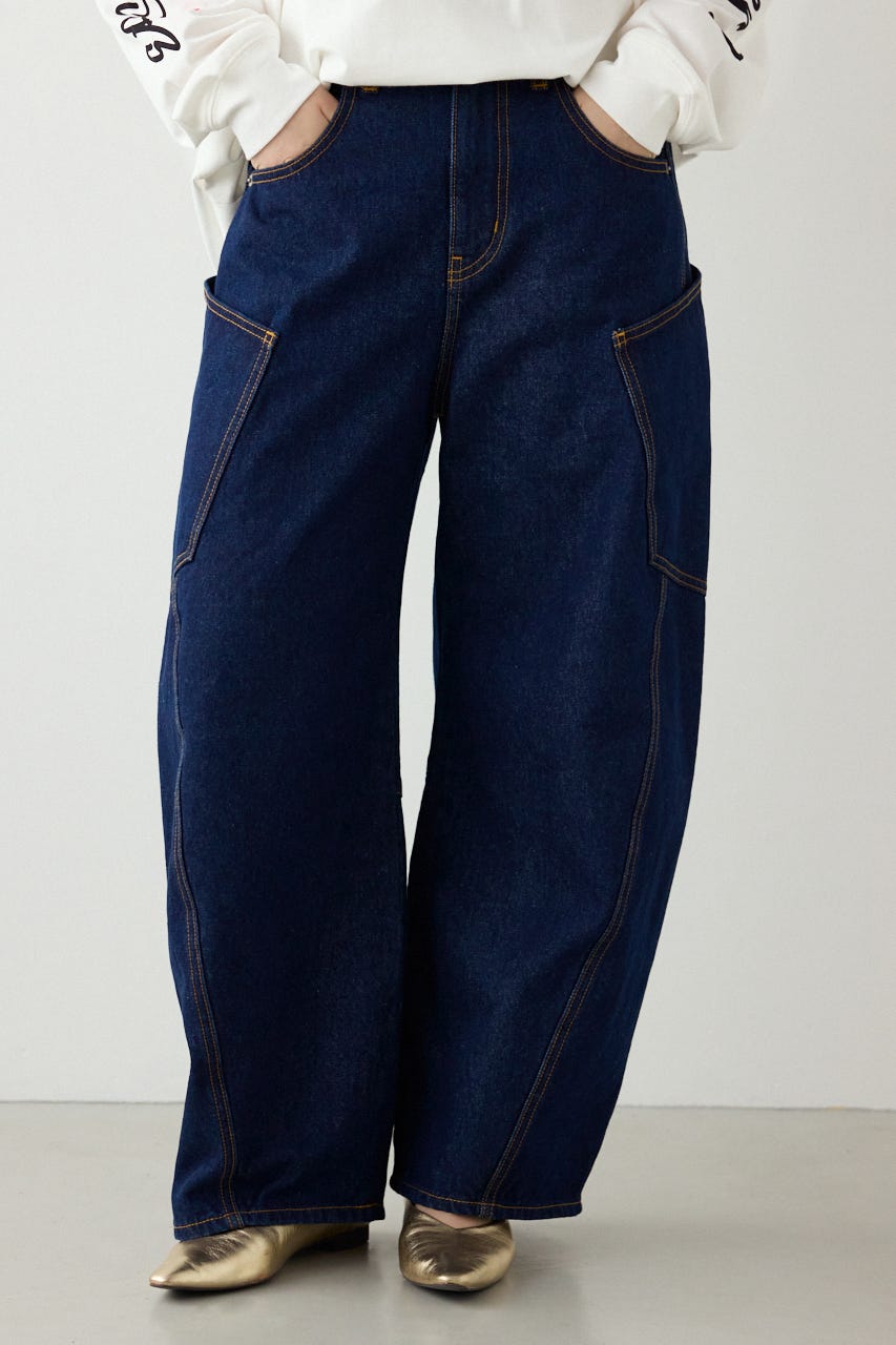 【SS先行アイテム】ビッグポケットバルーンデニム One Wash S