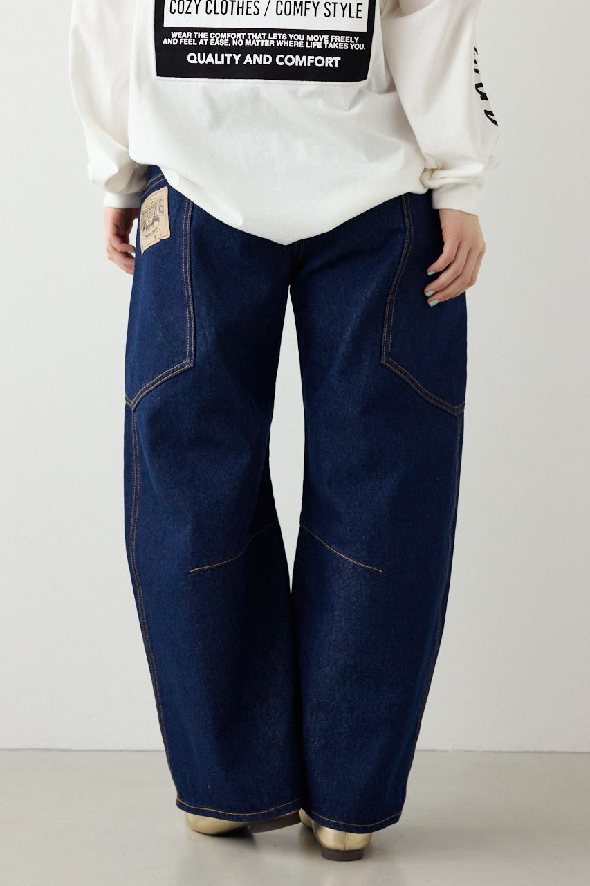 【SS先行アイテム】ビッグポケットバルーンデニム One Wash S