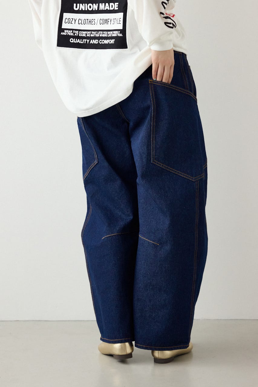 【SS先行アイテム】ビッグポケットバルーンデニム One Wash S