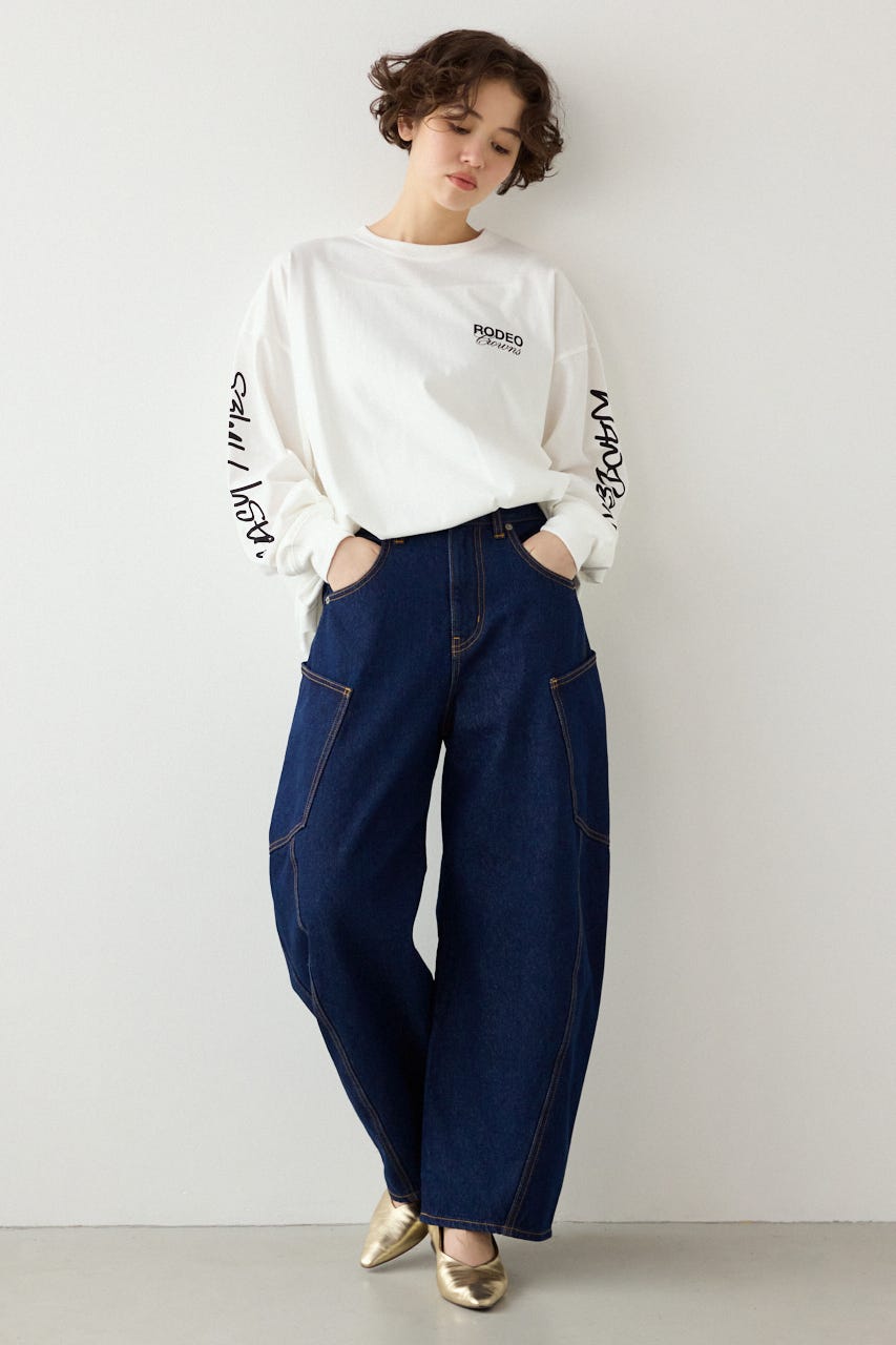 【SS先行アイテム】ビッグポケットバルーンデニム One Wash S