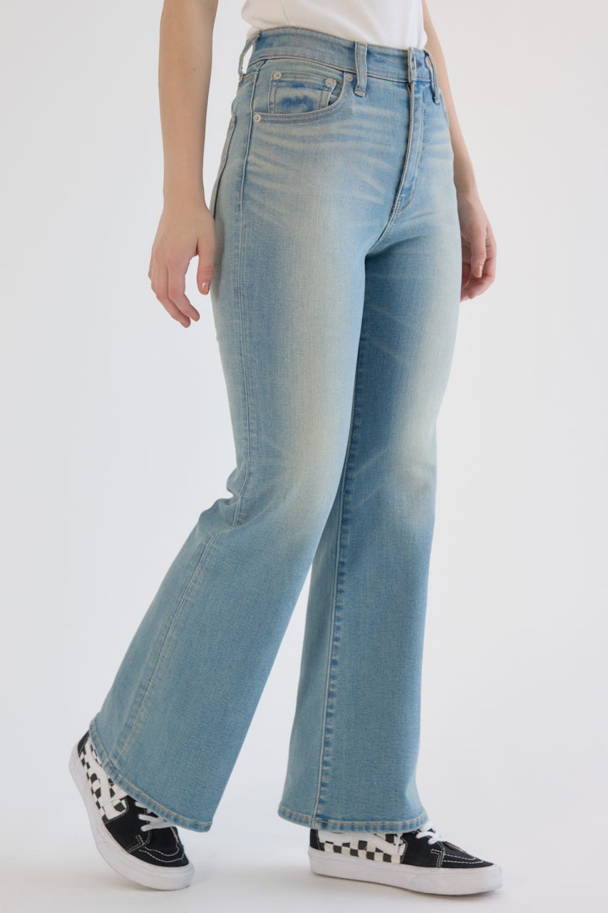 Beautiful フレアデニム BLU S