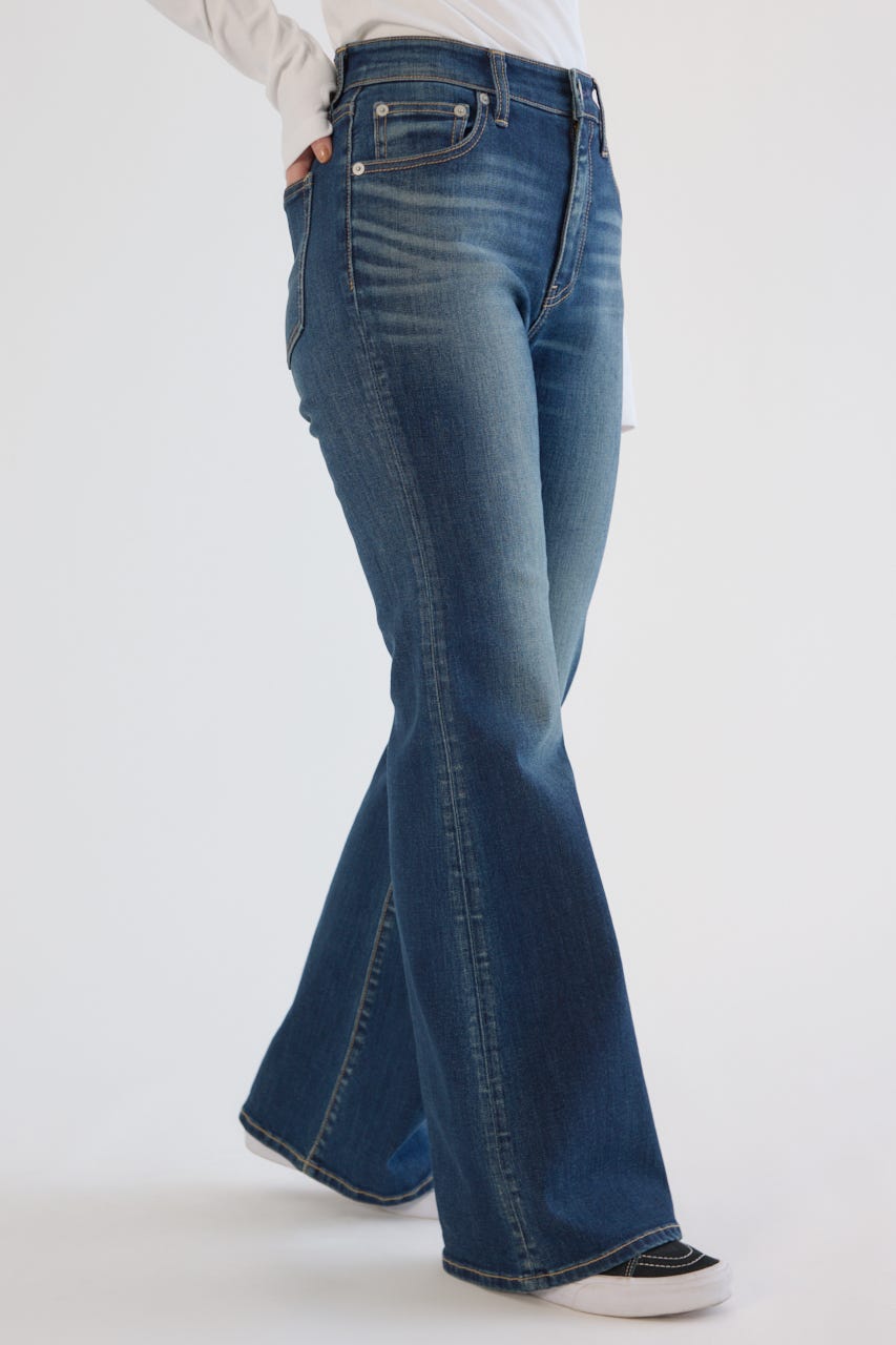 Beautiful フレアデニム D/BLU XS