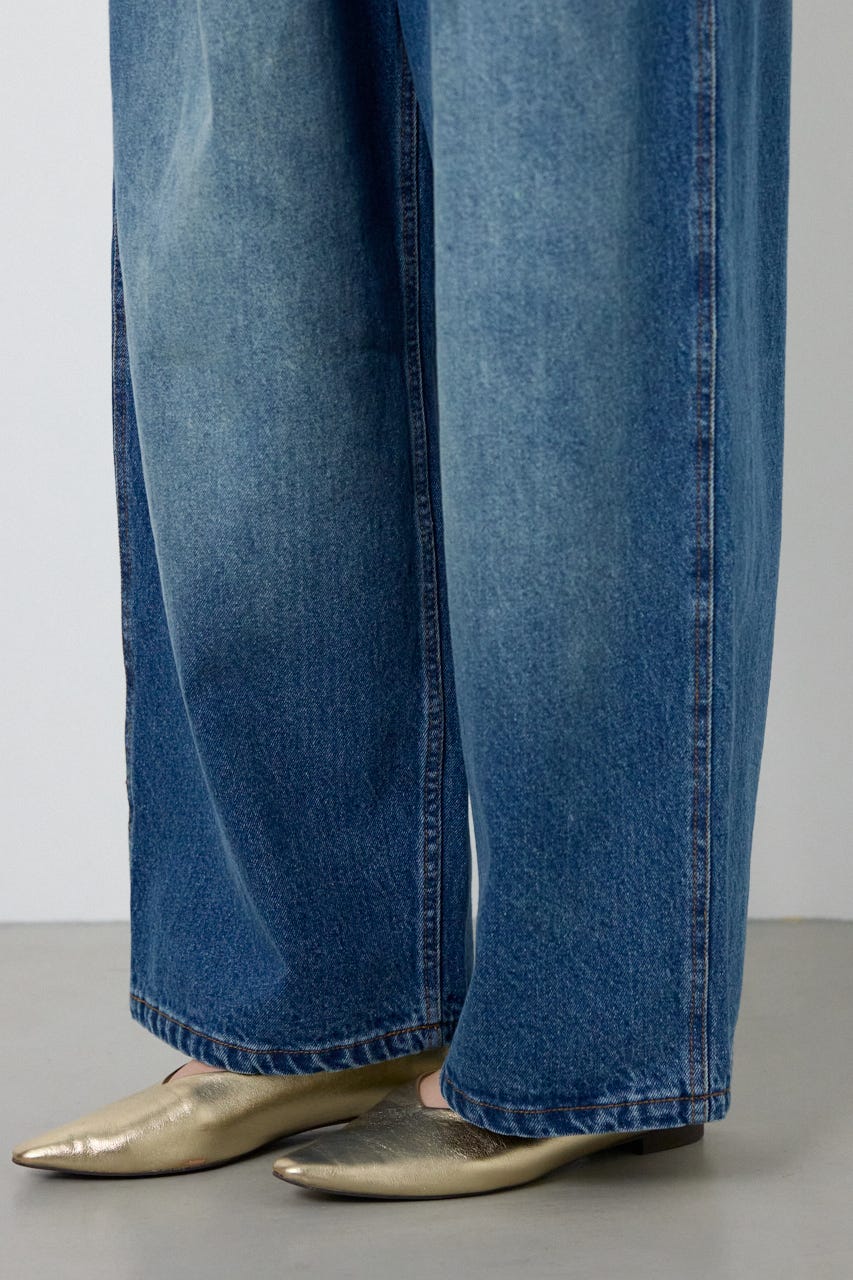【SS先行アイテム】2WAYデニムサロペット BLU S