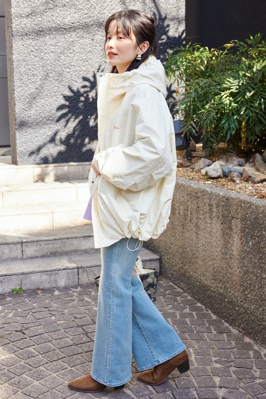 W/R バルーンマウンテンパーカー O/WHT FREE