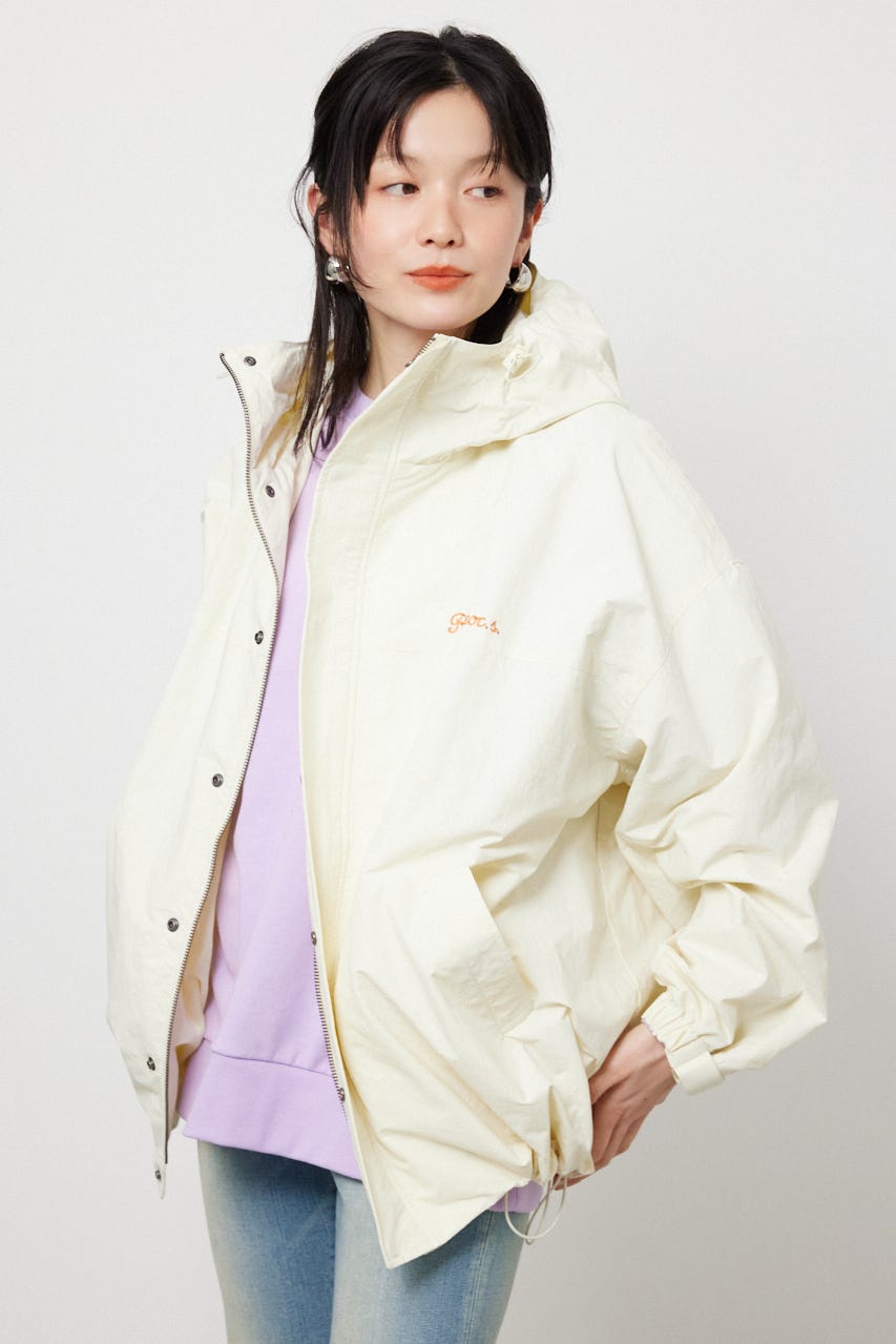 W/R バルーンマウンテンパーカー O/WHT FREE