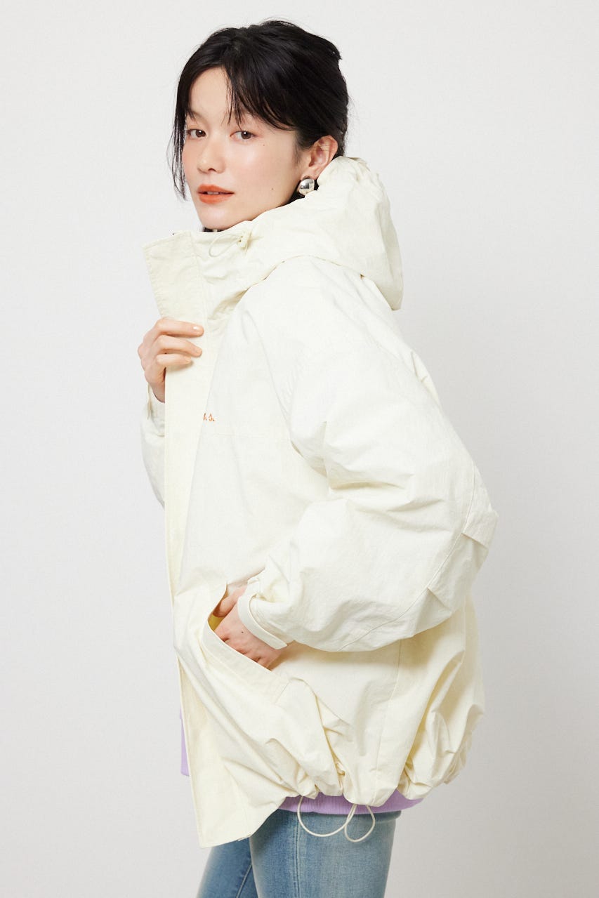 W/R バルーンマウンテンパーカー O/WHT FREE
