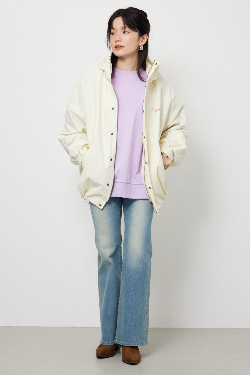 W/R バルーンマウンテンパーカー O/WHT FREE