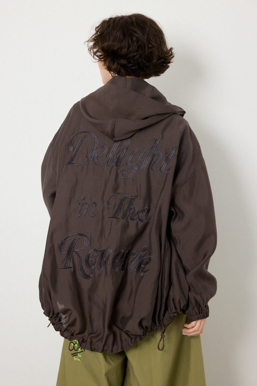 【SS先行アイテム】シアーフーディーブルゾン C.GRY FREE