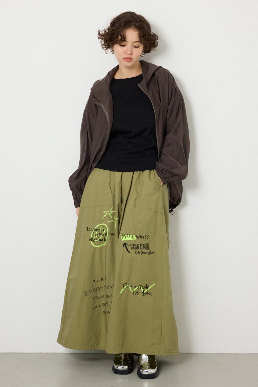 【SS先行アイテム】シアーフーディーブルゾン C.GRY FREE