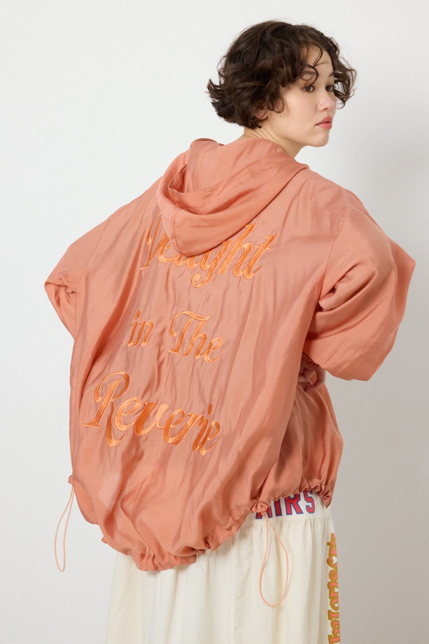 【SS先行アイテム】シアーフーディーブルゾン D/ORG FREE