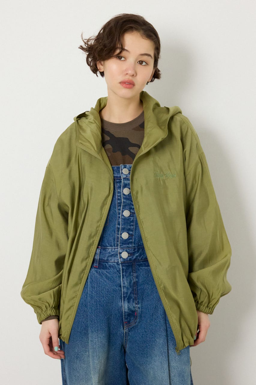 【SS先行アイテム】シアーフーディーブルゾン KHA FREE