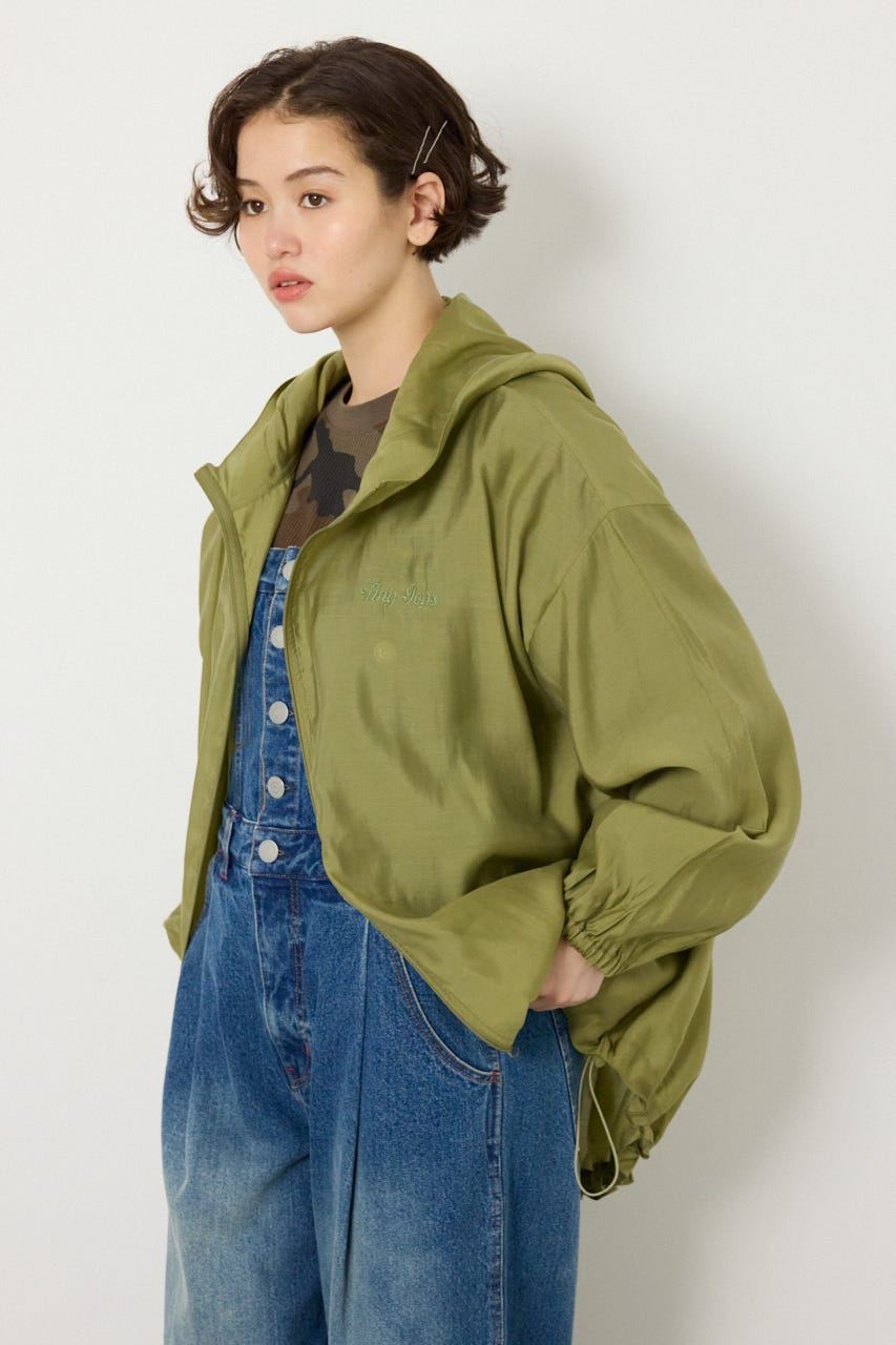 【SS先行アイテム】シアーフーディーブルゾン KHA FREE