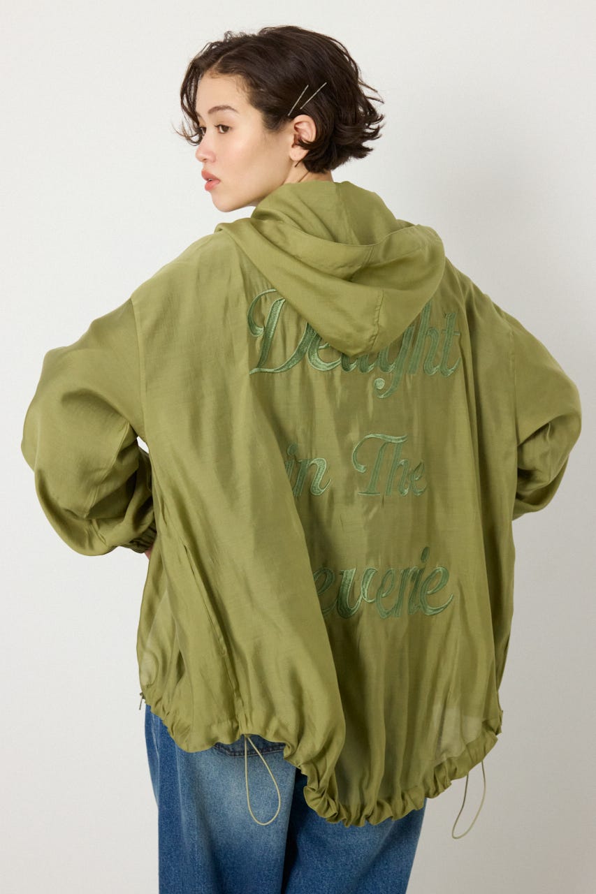 【SS先行アイテム】シアーフーディーブルゾン KHA FREE