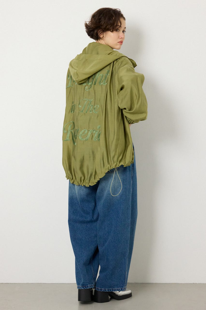 【SS先行アイテム】シアーフーディーブルゾン KHA FREE