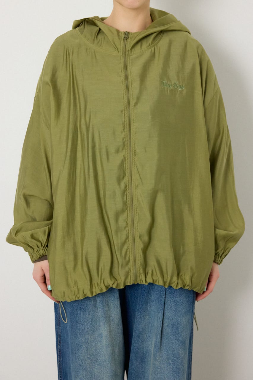 【SS先行アイテム】シアーフーディーブルゾン KHA FREE