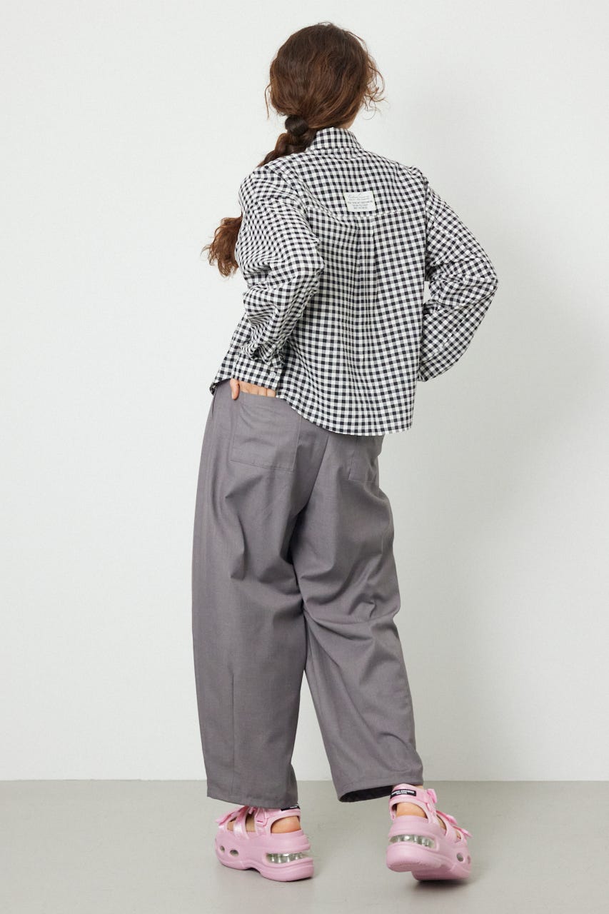 マルチパターンシャツ 柄BLK S