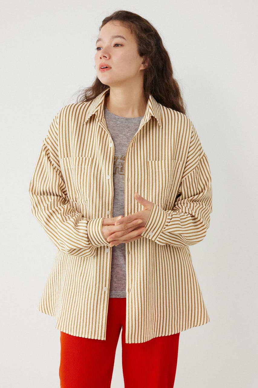 マルチパターンシャツ 柄YEL S