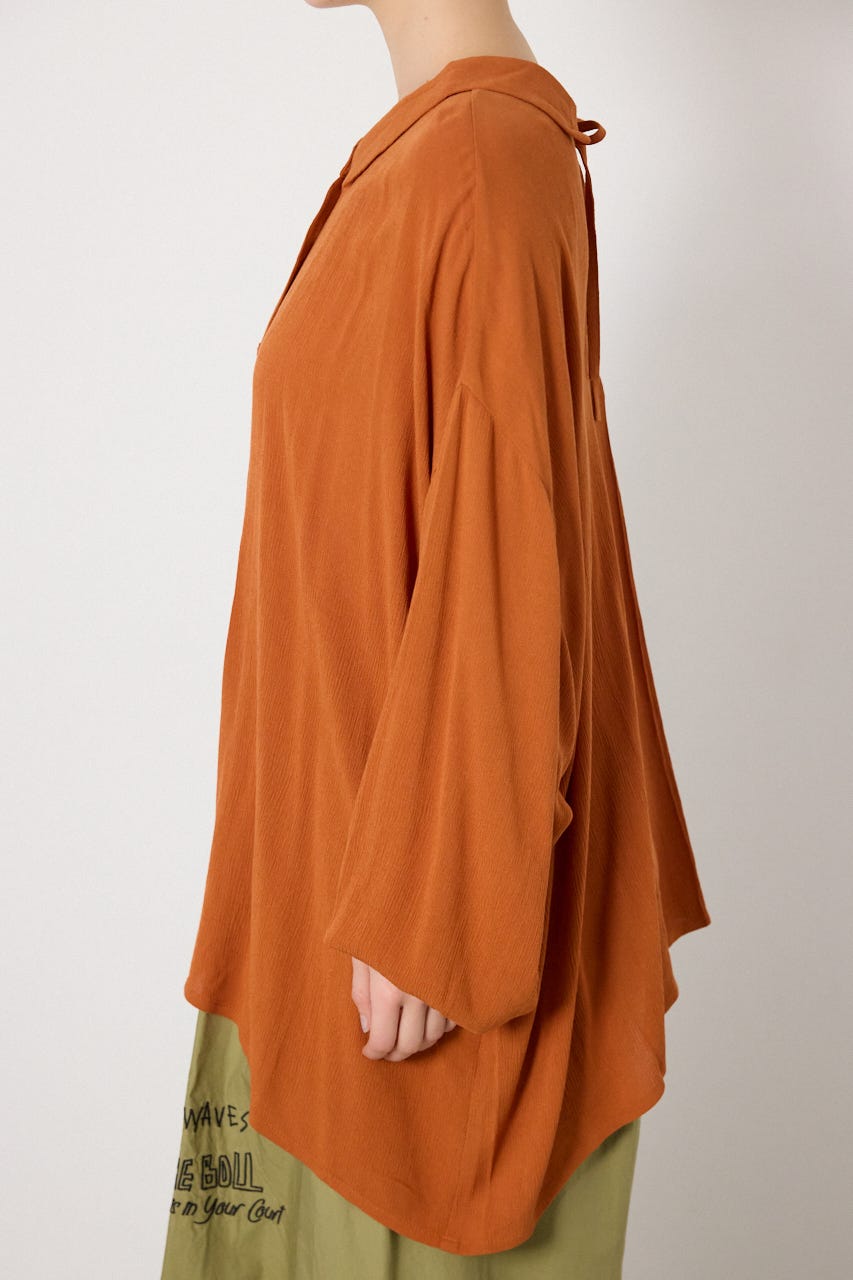 レーヨンクレープ2WAYシャツ D/ORG FREE